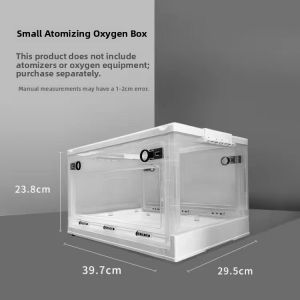 Foldable Pet Oxygen Box Breathable Pet Carrier Dog Cat Special Use Ultrasonic Mist Generator Box for Pet Travel And Oxygen Therapy