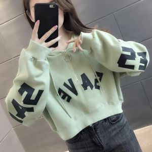 PARIROO SAVE CROP JAKET HOODIE WANITA CROP ZIPPER RING / HOODIE ZIPPER WANITA / HOODIE ZIPPER KOREAN STYLE / HOODIE ZIPPER CROP / HOODIE CROP WANITA KOREAN STYLE / BAJU ATASAN KEKINIAN / JAKET WANITA MODEL BARU / JAKET CEWEK REMAJA
