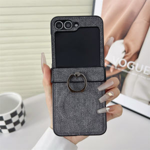 szhaiyu | For Samsung Galaxy Z Flip 8 7E 7 6 5 4 3 Magnetic Case With Ring Holder Bracket Hinge Protection 2in1 Shockproof Stand Cover