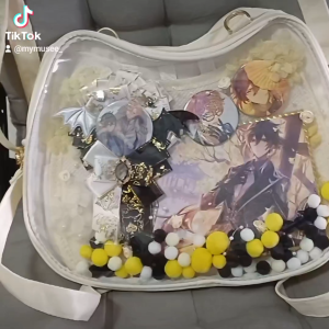 Ita Bag with Insert Itabag Cute Bag Japanese Bag Backpack Crossbody Bag Cat bag Transparent Bag Lolita Bag