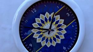 Jam Dinding Islamic Series Diameter Besar 30cm Desain Muslim Kaligrafi Modern Mesin Sweep Silent