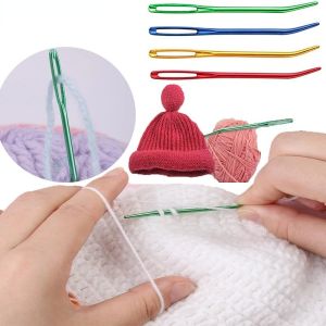 เย็บผ้าขนาดใหญ่ เบิร์น ซีูมูเปอร์ เครื่องมือตัดเย็บโลหะผสม ขนสัตว์เข็มถัก DIY Hole เสื้อกันหนาวถัก ตัดสินใจที่สุด