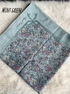 (PART 1) TUDUNG BAWAL AISYAH EXCLUSIVE COTTON VOILE PRINTED BIDANG 45 IRONLESS LAZER CUT & BABY SEAM HIJAB 09