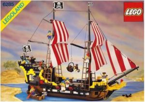 LEGO Pirates - Black Seas Barracuda 6285 - Vintage Year 1989 - Collectible - Used / Preloved