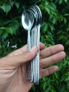 sendok makan tebal anti meleot 6pcs