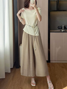 DAIXIANGFEIZI | Trendy New Summer Ladies Cotton and Linen Suit Set