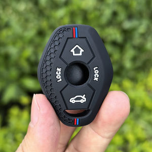 Ốp Bảo Vệ Chìa Khóa Silicon Cho BMW 4 Nút Tương Thích Với X5 E53 X3 F83 E46 E39 E38 E60 E63 E61 E64 Series 3 5 7 Z3 Z4 E85 E86 M5 325i