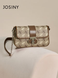 Fashionable Versatile Womens Baguette Bag Josiny 2025 Autumn New Style Single Shoulder Crossbody Bag High-End Sensation