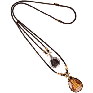 Dual Hanging Budhhist Amulet Cord