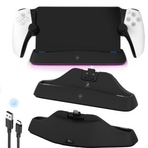 Charging Dock for PlayStation Portal with Charging Indicator&Touch Control BottonSupport Console Charging with Protective Case