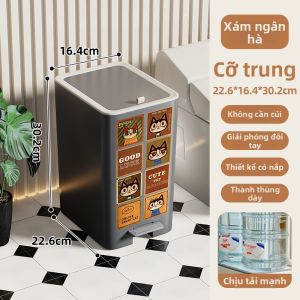 Thùng Rác Đạp Chân Lớn