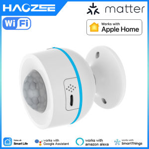 Tuya Matter Thread Smart PIR Motion Sensor Wireless Human Body Motion Infrared Detector Work With HomeKit Alexa Google Home
