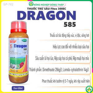 Thuốc Trừ Sâu Fitex 300EC Hiệu DRAGON 585 (Chai 450ml)