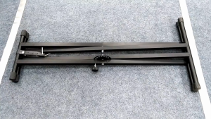 🇸🇬 Heavy Duty Keyboard Stand Piano Bench Set Double X Adjustable Keyboard Stand Piano Stand with Lockable Straps