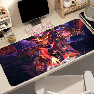 Bandai | Large Yu Gi Oh Mouse Pad Gamer Mousepad Pc Mats Gaming Computer Accessories Mausepad Rubber Mat Anime Deskmat Office Carpet Desk