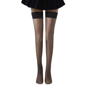 หนาขึ้น ถุงเท้ายาวถึงเข่าสองชั้น ผู้หญิง ฤดูหนาว อุ่น ผ้าขนแกะ ถุงน่องยาวเหนือเข่า เลกกิ้ง นุ่ม ผ้าไหม ถุงน่อง