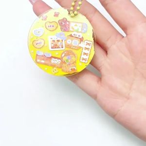 READY STOCK 奶油胶咕卡diy材料包可爱贴纸咕咔盘手账贴画套装女孩玩具全套 Guka Cuckoo Goo Card Sticker Set Girl Keychain Childrens Hand Tools Toys