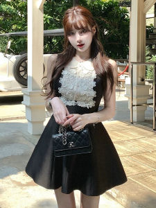 CHOUXIE | Stylish French Style Summer Dresses Black