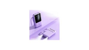 Power Bank 20000mAh 4-Port USB Fast Charging Universal Plug - Black/Purple/White