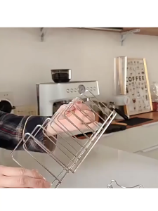 Rak Piring Tempat Tatakan Tirisan Piring Rak Stainless Steel Rak Piring Dapur Anti Karat Pengeringan Piring