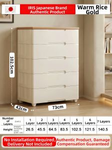 IRIS | Upgrade Large Capacity Drawer Type Plastic Storage Cabinet