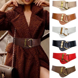 Gold Buckle Waist Belts For Women Pure-Color Leather Clothes Belt Adjustables Soft Belt For Girl Female Clothes Decoration