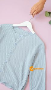 Expedite.co - Cardigan Crop Top Wanita Korean Style Outer Cardigan Waffle Rajut Premium Lengan Panjang