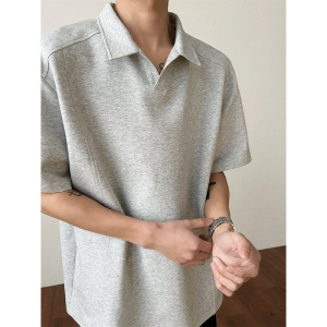 Solid Color Regular Fit Mens Polo Shirt