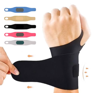 ผ้ารัดข้อมือพร้อมที่พยุงนิ้วหัวแม่มือ- อุปกรณ์พยุงข้อมือแบบบางยืดหยุ่นสําหรับอาการปวดข้ออักเสบ กีฬา แพลง