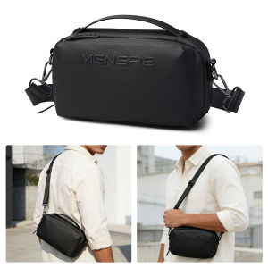 MENSPE Sling Bag Men Crossbody Bag Pouch Bag Men Casual Chest Bag Men Fashion Shoulder Bag Waist Bag Men Fashion Shoulder Bags Messenger Bag Waterproof Oxford Cross Body Bag