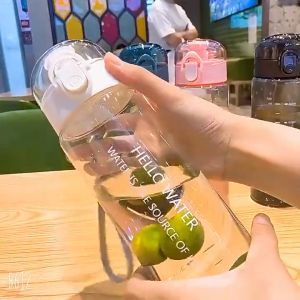 Large Capacity Water Bottle for Gym Outdoor Sports Travel Portable Leak-proof Anti-falling water Bottle with Scale