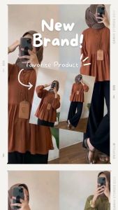RAISA BLOUSE KEMEJA POLOS LENGAN PANJANG RAYON PREMIUM ATASAN WANITA OOTD HIJAB TERBARU ADEM LEMBUT