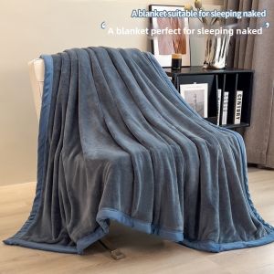 BEIPIN | Double Sided Milk Velvet Blanket Winter Thickened