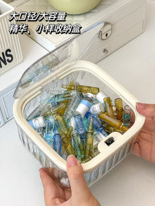 Hộp Đựng Kem Dưỡng Da Acrylic Có Nắp Đậy Hộp Đựng Nước Hoa Son Môi Mẫu Nhỏ Hộp Đựng Mỹ Phẩm Để Bàn Chống Bụi Chống Thấm Nước