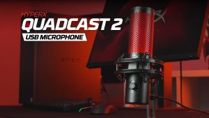 HyperX QuadCast 2 Gaming Microphone ไมโครโฟน (872V1AA)