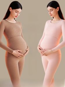 MiiOW | ชุดชั้นในผู้หญิงฤดูใบไม้ร่วง ผ้าขนสัตว์ ผ้าไหม อบอุ่น หลังคลอด ขนาดใหญ่ ชุดชั้นในผู้หญิง ชุดชั้นในผู้หญิง