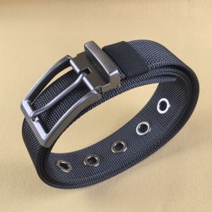 Can cut needle buckle canvas belt belt men and women belt Korean version casual jeans belt students military training cloth belt