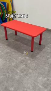 KIDS KINDERGARTEN NURSERY TABLE WITH ADJUSTABLE TABLE HEIGHT TZ05405