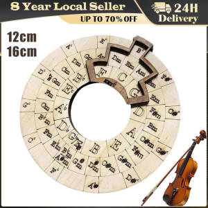Wooden Melody Tool Wooden Melody Tool Music Instrument Wood Melody Maker Circle of Fifths Wheel Circle Wooden Wheel and Musical Educational Tool