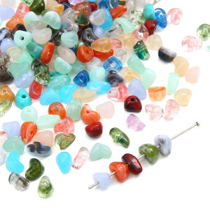 5-8mm 10g/bag 80Pcs Acrylic Irregular Halo Dyed Small Gravel For DIY Making Fashion Jewelry Accessories