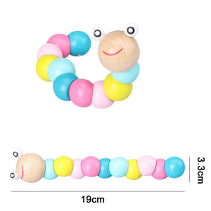 Baby Educational Toy Montessori Wooden 3D Toys Childhood Learning  Kids Baby Colorful Wooden Blocks For Children Christmas Gift