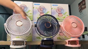 Quạt Tích Điện Kẹp Bàn Có 5 Mức Gió Có Đèn Led Cao Cấp Đa Năng 3 MỨC ĐỘ ĐÈN  - QUẠT MINI KẸP BÀN CÔNG SUẤT LỚN PIN KHỦNG  QUẠT TÍNH ĐIỆN THÔNG MINH SIÊU BỀN SIÊU MÁT - QUẠT KẸP XE ĐẨY CHO BÉ