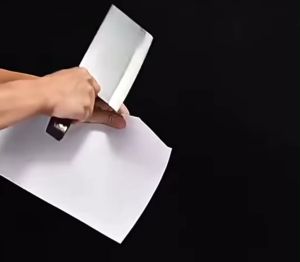 HEFENG  มีด มีดสไตล์ญี่ปุ่น มีทำครัว มีดปังตอ มีดสับกระดูก สแตนเลสคุณภาพดีหนา3มิล ด้ามลายไม้