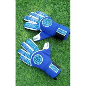 Sarung tangan kiper gk pro biru terbaru \ sarung tangan kiper dewasa tanpa tulang lengket terlaris