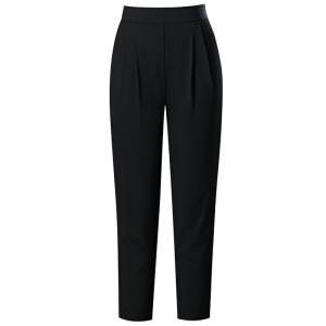 Aokawen | Elastic Harem Pants for Women Slimming Versatile Middle-aged Mothers 9/10 Length Cabbage Pants Casual Large Size