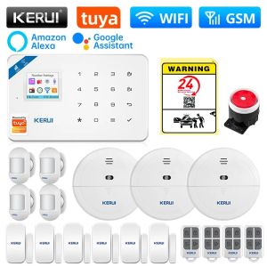 KERUI | Hệ Thống Báo Động Thông Minh WiFi KERUI W181 Tuya Smart Home Security GSM Với Cảm Biến Chuyển Động Để Bảo Vệ Nhà Cửa