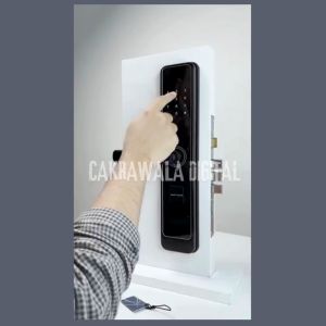 PROMO TaffHOME Smart Door Lock Pintu Rumah Pasword Sidik Jari Kartu Card RFID Alarm - XR24