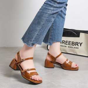 Muchu - Carmila Sandal Heels 5 cm / Sandal Hak Tahu Big Size / Sandal Wanita Wisuda / Heels JB 03