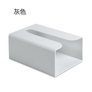 กล่องกระดาษทิชชูติดผนังรูปทรงสี่เหลี่ยมผืนผ้า สำหรับห้องนั่งเล่น ห้องครัว ที่ใส่กระดาษอเนกประสงค์ ดีไซน์สร้างสรรค์ ไม่ต้องเจาะผนัง