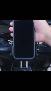 NEWSCDY MH1/MH2 Mobile Phone Holder with Shock Absorber and Fast Release CP Holder Motorcycle